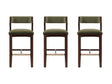 Patricia Barstool in Turtle Green (set of 3) by Manhattan Comfort at Eve Furniture