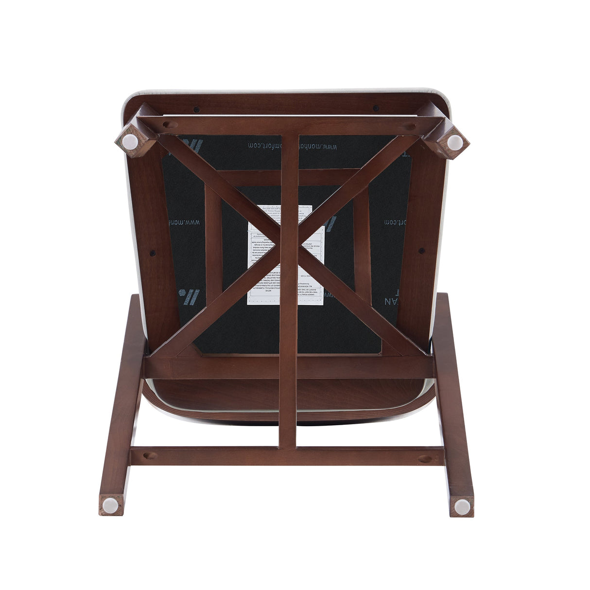 Patricia Barstool in White Glacier by Manhattan Comfort at Eve Furniture
