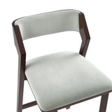 Patricia Barstool in White Glacier by Manhattan Comfort at Eve Furniture