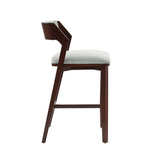 Patricia Barstool in White Glacier by Manhattan Comfort at Eve Furniture
