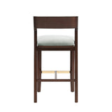 Patricia Barstool in White Glacier by Manhattan Comfort at Eve Furniture