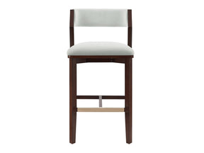 Patricia Barstool in White Glacier by Manhattan Comfort at Eve Furniture