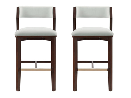 Patricia Barstool in White Glacier (set of 2) by Manhattan Comfort at Eve Furniture