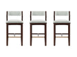 Patricia Barstool in White Glacier (set of 3) by Manhattan Comfort at Eve Furniture