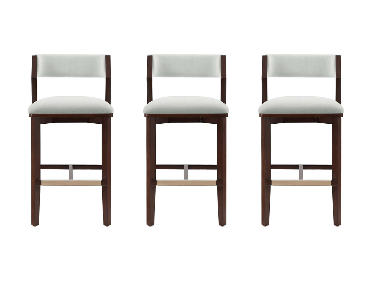 Patricia Barstool in White Glacier (set of 3) by Manhattan Comfort at Eve Furniture
