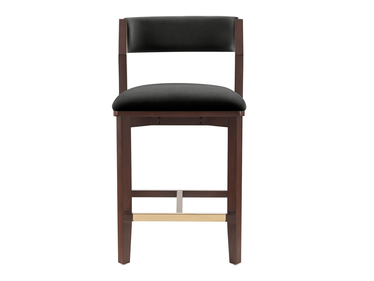 Patricia Counter Stool in Black by Manhattan Comfort at Eve Furniture
