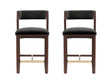 Patricia Counter Stool in Black (set of 2) by Manhattan Comfort at Eve Furniture