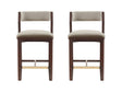 Patricia Counter Stool in Linen (set of 2) by Manhattan Comfort at Eve Furniture