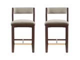 Patricia Counter Stool in Linen (set of 2) by Manhattan Comfort at Eve Furniture