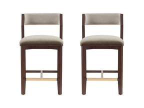 Patricia Counter Stool in Linen (set of 2) by Manhattan Comfort at Eve Furniture