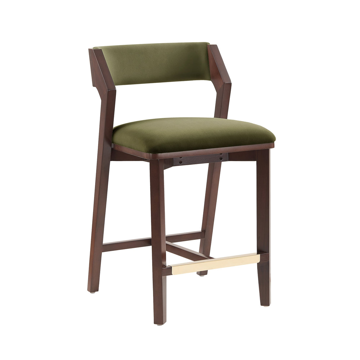 Patricia Counter Stool in Turtle Green by Manhattan Comfort at Eve Furniture