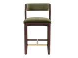 Patricia Counter Stool in Turtle Green by Manhattan Comfort at Eve Furniture