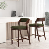 Patricia Counter Stool in Turtle Green (set of 2) by Manhattan Comfort at Eve Furniture