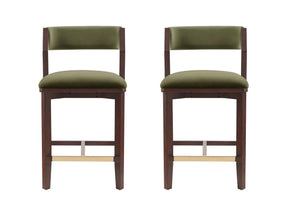 Patricia Counter Stool in Turtle Green (set of 2) by Manhattan Comfort at Eve Furniture
