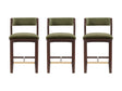Patricia Counter Stool in Turtle Green (set of 3) by Manhattan Comfort at Eve Furniture