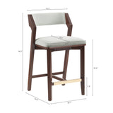 Patricia Counter Stool in White Glacier (set of 2) by Manhattan Comfort at Eve Furniture