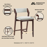 Patricia Counter Stool in White Glacier (set of 2) by Manhattan Comfort at Eve Furniture