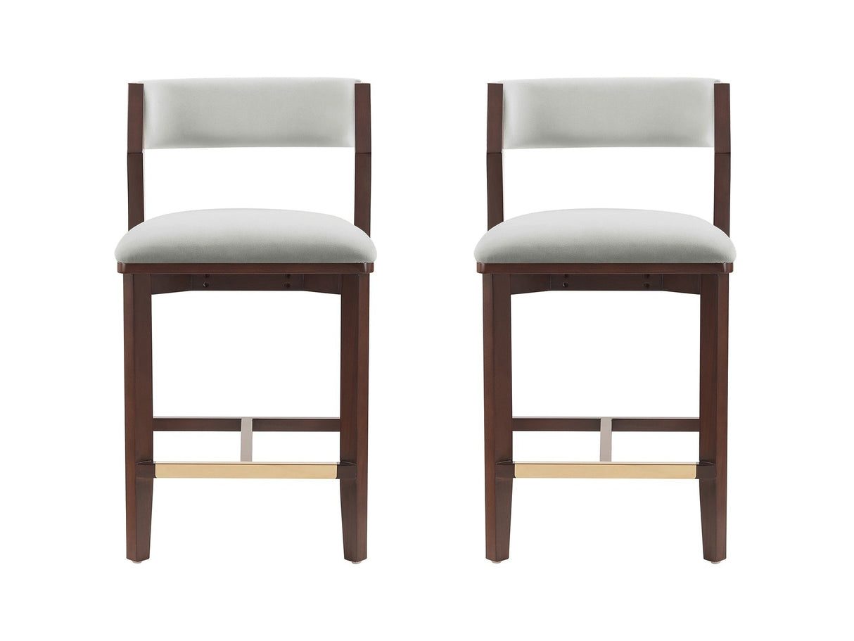 Patricia Counter Stool in White Glacier (set of 2) by Manhattan Comfort at Eve Furniture