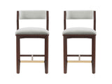 Patricia Counter Stool in White Glacier (set of 2) by Manhattan Comfort at Eve Furniture