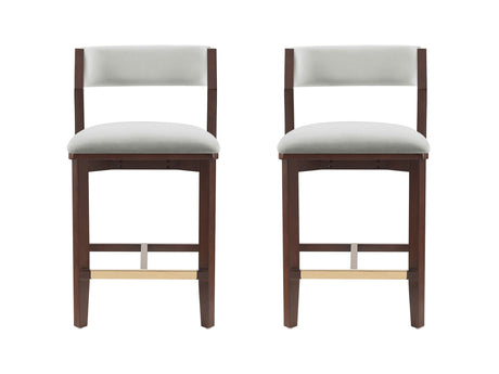 Patricia Counter Stool in White Glacier (set of 2) by Manhattan Comfort at Eve Furniture