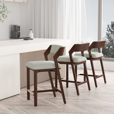 Patricia Counter Stool in White Glacier (set of 3) by Manhattan Comfort at Eve Furniture