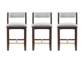 Patricia Counter Stool in White Glacier (set of 3) by Manhattan Comfort at Eve Furniture