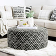 Patricia Black/Pattern Ottoman by Furniture of America at Eve Furniture
