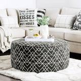 Patricia Black/Pattern Ottoman by Furniture of America at Eve Furniture