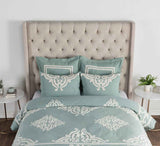 Patrina Blue Surf Duvet Collection by Classic Home at Eve Furniture