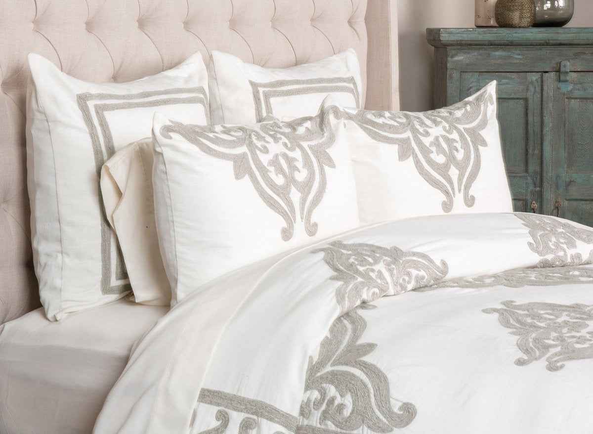 Patrina Ivory Duvet Collection by Classic Home at Eve Furniture
