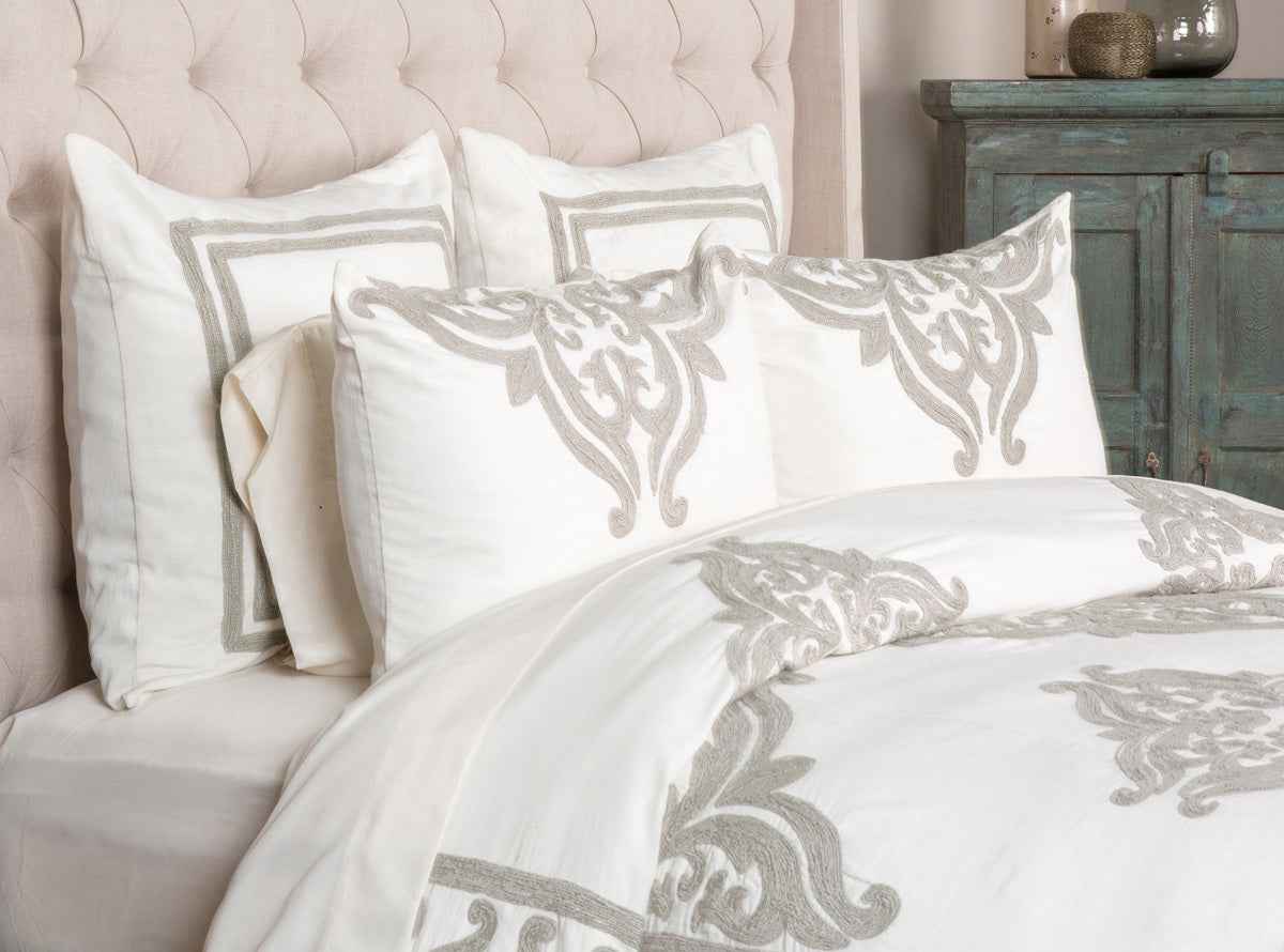 Patrina Ivory Duvet Collection by Classic Home at Eve Furniture