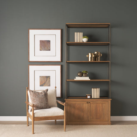 Patterned Silence I by Mercana Studio Hand Embelished Framed Artwork Matted under Glass by Mercana at Eve Furniture