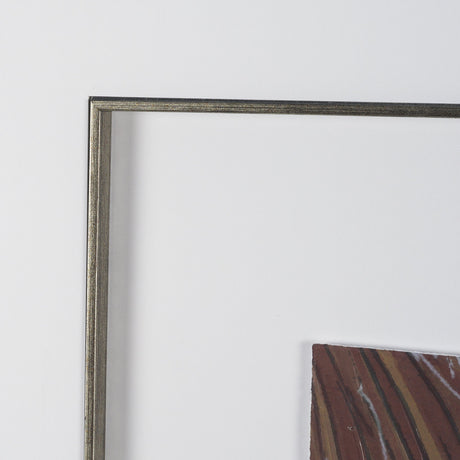 Patterned Silence II by Mercana Studio Hand Embelished Framed Artwork Matted under Glass by Mercana at Eve Furniture