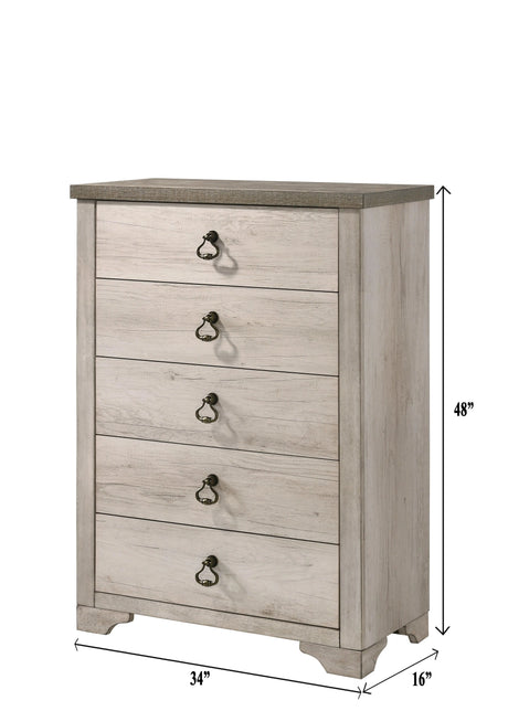 Patterson Driftwood Panel Youth Bedroom Set by Crown Mark at Eve Furniture