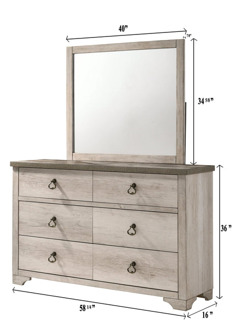 Patterson Driftwood Panel Youth Bedroom Set by Crown Mark at Eve Furniture