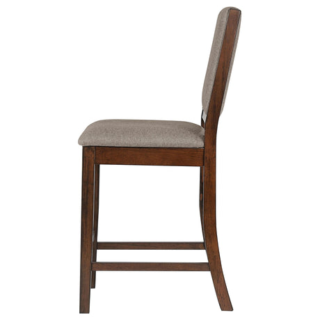 Patterson Upholstered Counter Chair Mango Oak (Set of 2) by Coaster at Eve Furniture