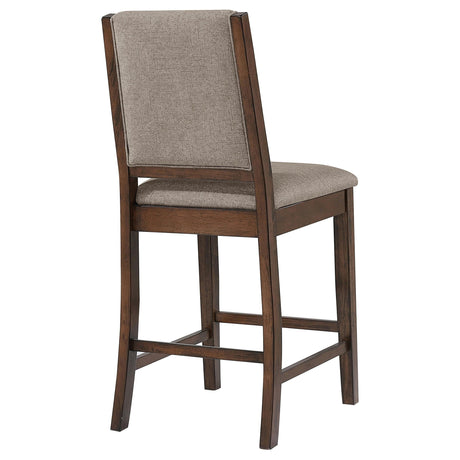 Patterson Upholstered Counter Chair Mango Oak (Set of 2) by Coaster at Eve Furniture