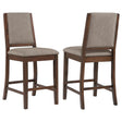 Patterson Upholstered Counter Chair Mango Oak (Set of 2) by Coaster at Eve Furniture
