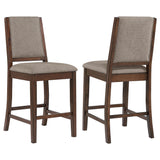 Patterson Upholstered Counter Chair Mango Oak (Set of 2) by Coaster at Eve Furniture