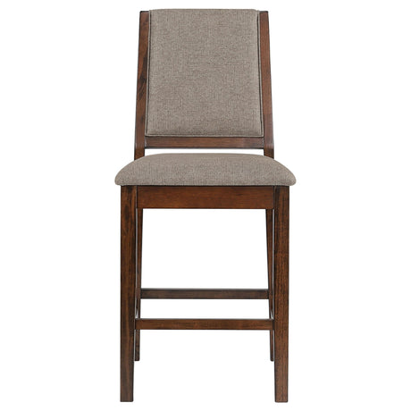 Patterson Upholstered Counter Chair Mango Oak (Set of 2) by Coaster at Eve Furniture