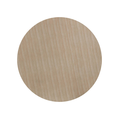 Patti Textured Faux Travertine Indoor / Outdoor 55" Round Dining Table by TOV Furniture at Eve Furniture