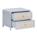 Patty Rattan 2 Drawer Nightstand by TOV Furniture at Eve Furniture