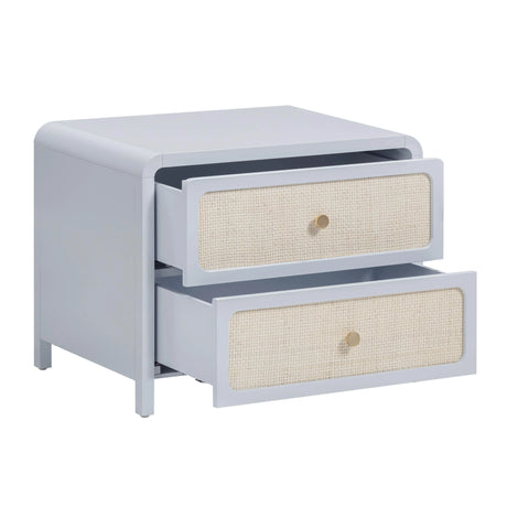Patty Rattan 2 Drawer Nightstand by TOV Furniture at Eve Furniture