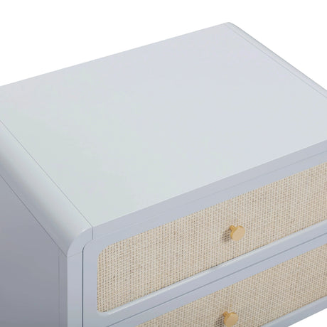 Patty Rattan 2 Drawer Nightstand by TOV Furniture at Eve Furniture