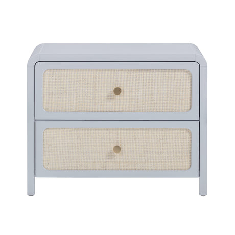Patty Rattan 2 Drawer Nightstand by TOV Furniture at Eve Furniture