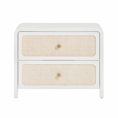Patty Rattan 2 Drawer Nightstand by TOV Furniture at Eve Furniture
