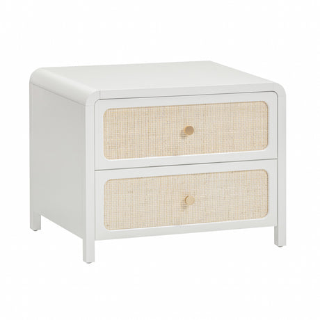 Patty Rattan 2 Drawer Nightstand by TOV Furniture at Eve Furniture