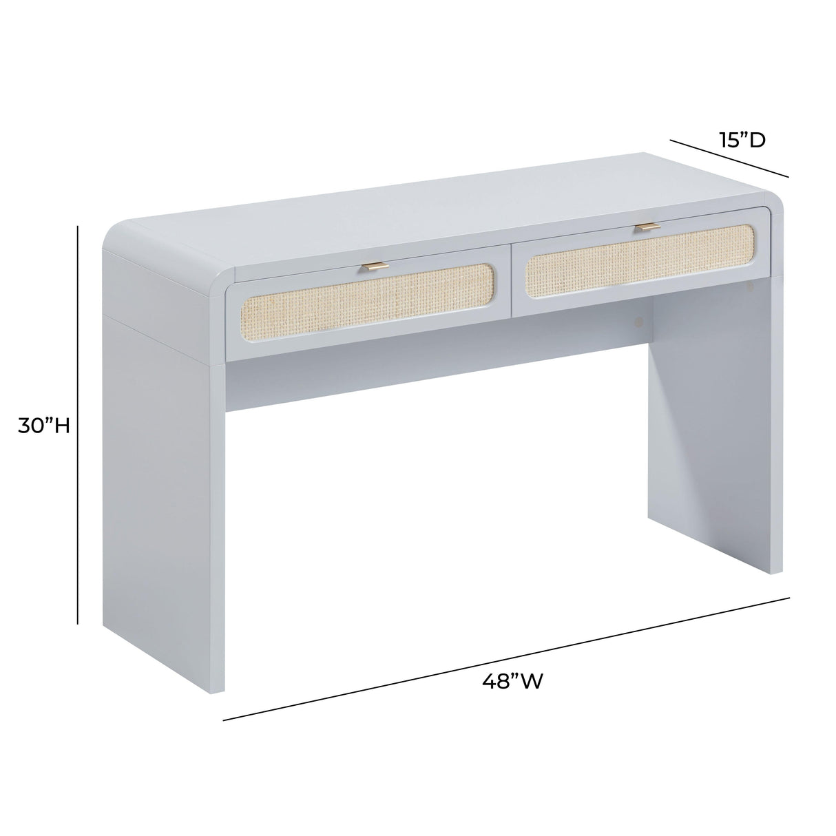 Patty Rattan Console Desk by TOV Furniture at Eve Furniture