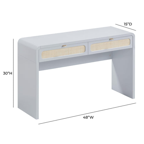 Patty Rattan Console Desk by TOV Furniture at Eve Furniture