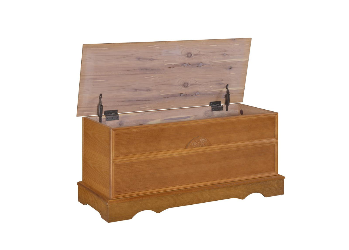 Paula Honey Rectangular Cedar Chest